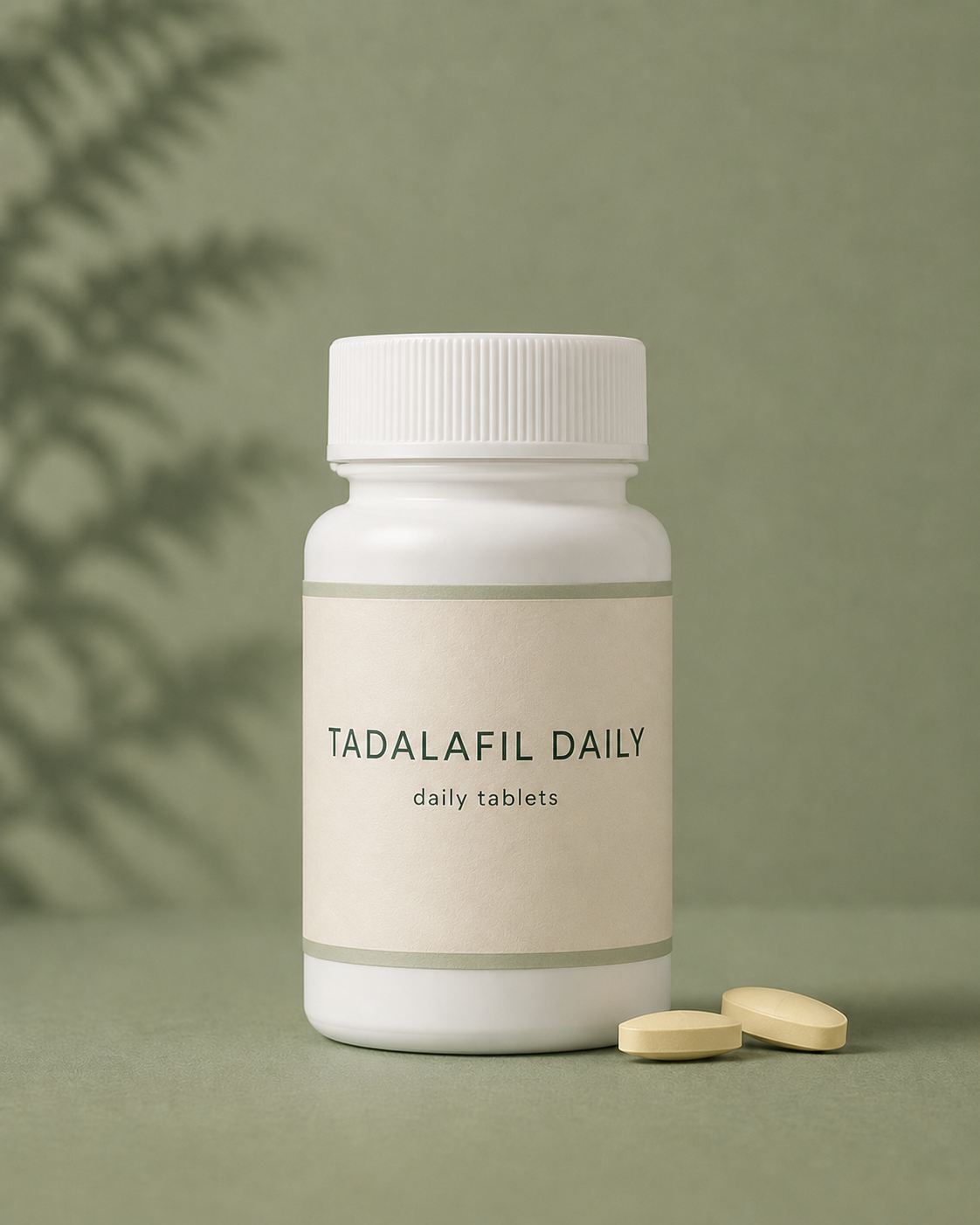 Tadalafil Daily prescription tablet bottle