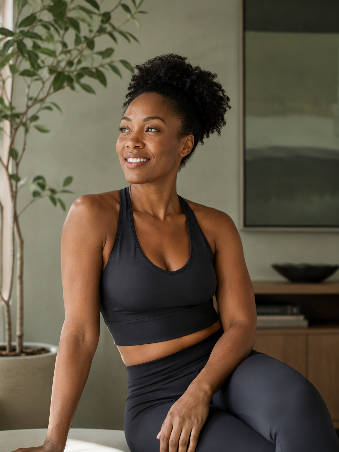 Candid lifestyle moment representing a weight-care goal